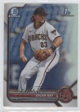 2022 Bowman Draft Chrome Refractor Dylan Ray #BDC-191 0vp1