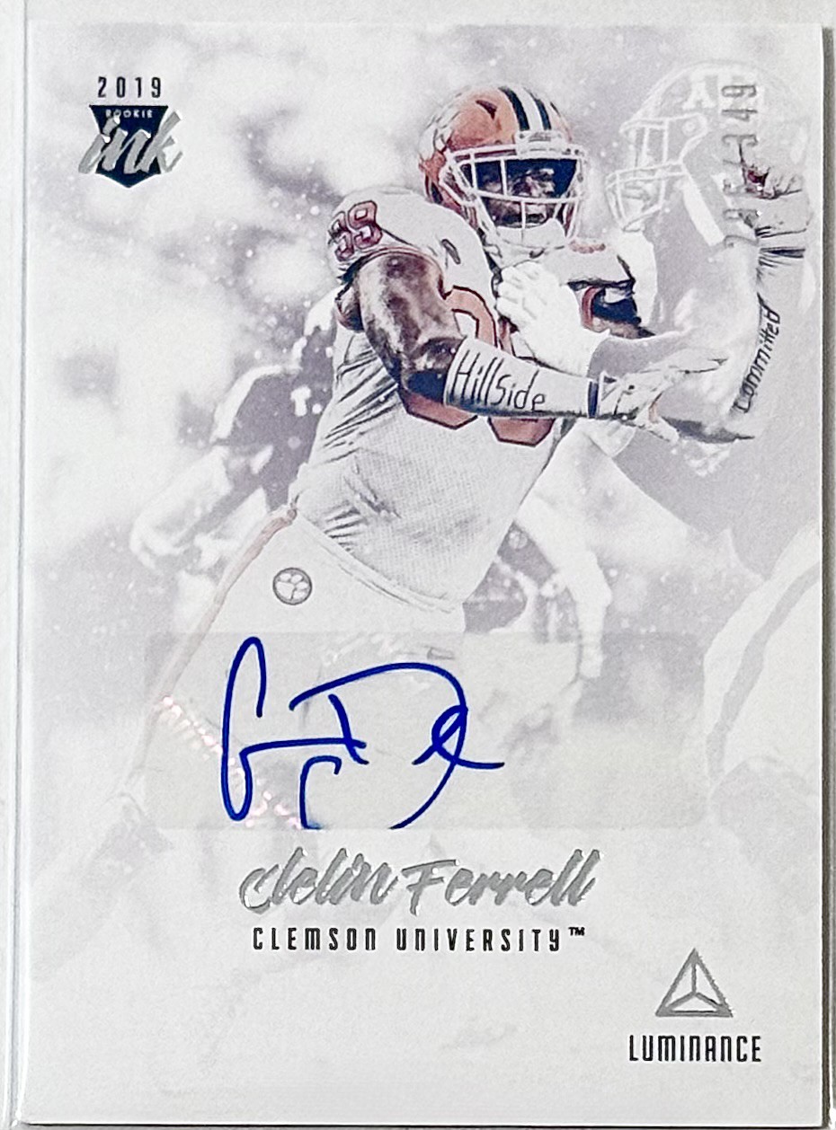 Clelin Ferrell Panini Luminance Rookie Ink #CF Base