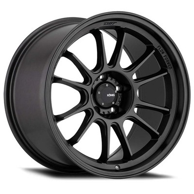 1 New 18x10.5 Konig Hypergram Matte Black 5x114.3 ET25 Wheel/Rim