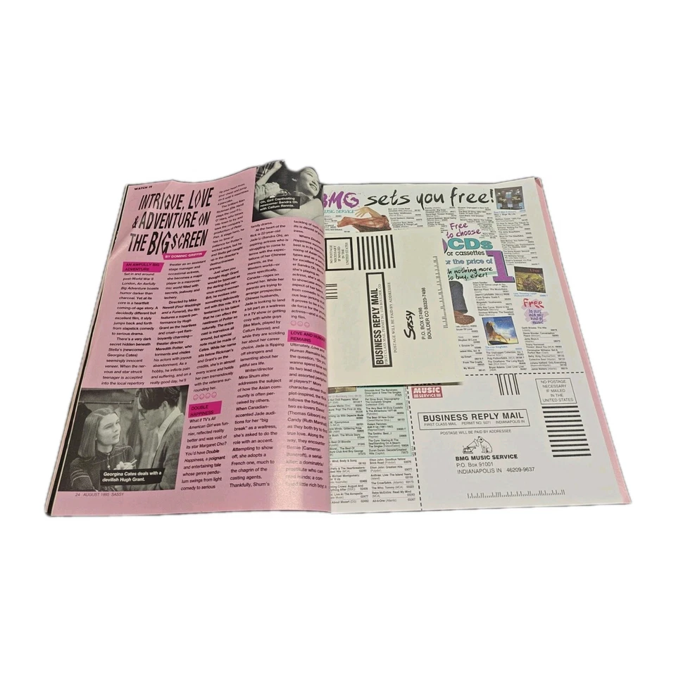 Vintage Sassy Magazine August 1995 This Should Thread Your Needle Free Shipping - Image 3 of 4