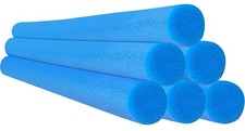 Blue Pool Noodles 52" x 2.5" Inch 3-Pack Swimming Solid Core Foam Tube, Flo...