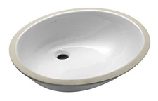 KOHLER K-2211-G-0 Caxton Undercounter Bathroom Sink, White