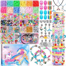 ZOOI Charm Bracelet Making Kit for Girls, Friendship Bracelet Kit, Arts and Craf