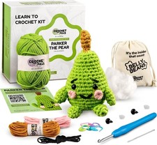 Crochet Kit for Beginners - Beginner Crochet Kit for Adults - Learn to Make A...