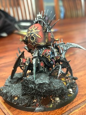 Warhammer 40k Chaos Marines Venomcrawler - top painted