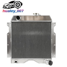 Fit 54-64 Jeep Willys 6-226 Truck Utility Wagon L6 3.7 Aluminum Cooling Radiator
