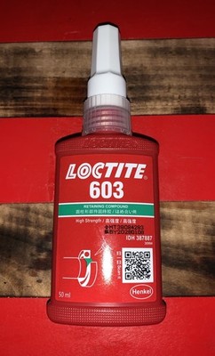 Loctite 603 50mL High Strength Retaining Compound  1.69 FL OZ     EXP 01/2028