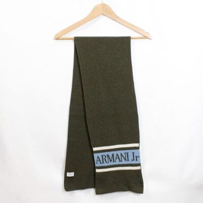 Armani Junior scarf green 140x23 cm