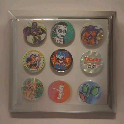 Slammer Whammers Pogs Lot of 9 Collectable Vintage