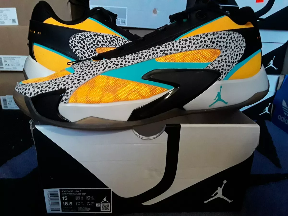 Nike Air Jordan Luka Doncic 2 II Pitch Safari Laser Orange Hyper Jade FQ9044 800 Nike Air Jordan Luka Doncic 2 II Pitch Safari Laser Orange Hyper Jade FQ9044 800