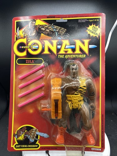Hasbro Conan the Adventure Zula Action Figure 1992 MOC