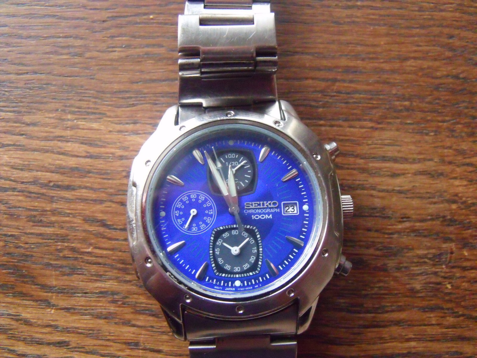 Men's Seiko Stainless Steel Chronograph eBay