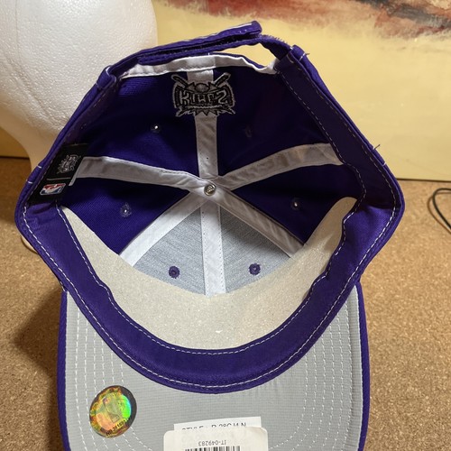 Sacramento Basketball Kings Practice Hat Purple Adidas Adjustable Youth Hat - Picture 6 of 6