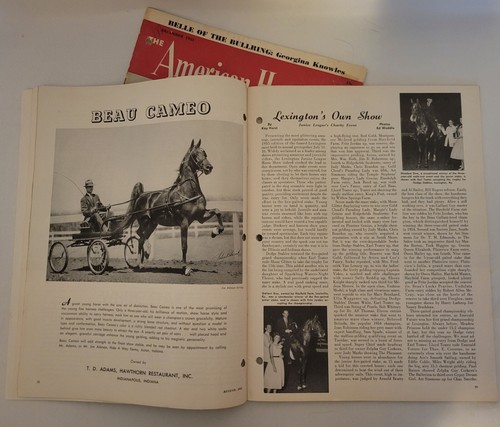 The American Horseman Magazines August and December 1955 TWO DIFFERENT ISSSUES - Picture 8 of 9
