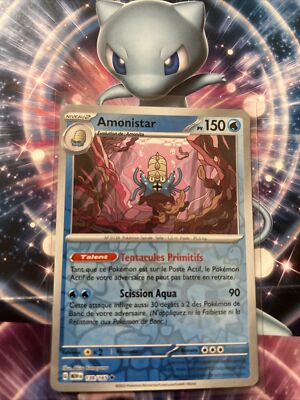 Coffret Myboost 10 Cartes Pokémon – Amonistar 139/165 Holo Ou Reverse – Écarlate Et Violet 3.5 151