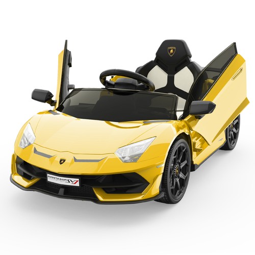 12V Ride On Car Kids LED Licensed Lamborghini Electric Vehicles Car Child Gift - Picture 4 of 10