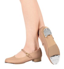 Bloch S0323L Adult Show Tapper Tan Tap Dance Shoes Mary Jane Buckle