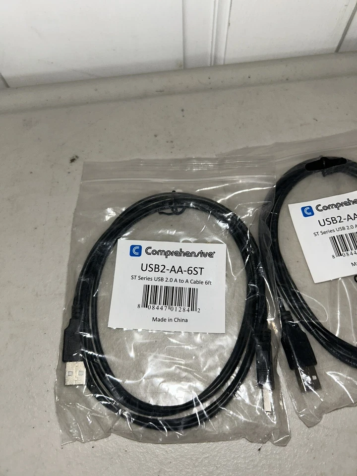 New set of 2 USB2-AA-6ST, Comprehensive USB 2.0 A to A Cable 6ft - USB - Image 3 of 4