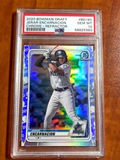 2020 Bowman Chrome RC ROOKIE JERAR ENCARNACION REFRACTOR MARLINS PSA 10