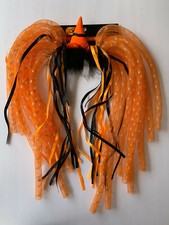 Halloween Head Bopper Headband  Witch Hat  Flashing Light Up Hair Tubes NIP