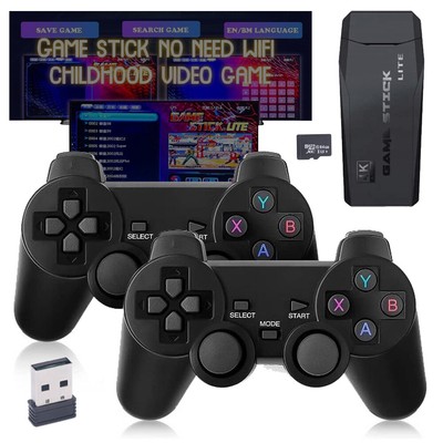 Retro Spielekonsole classic mit 20000+ eingebauten spielen 2 Fernbedienungen NEU