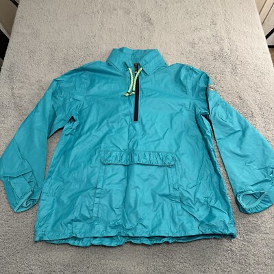 Merrell Men's Jacket Rain Windbreaker Pullover Pockets Green Size Xl Outdoor