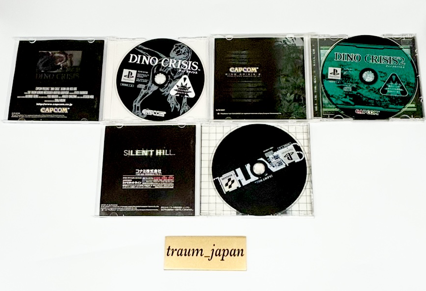 PARASITE EVE SILENT Hill Dino Crisis Konami Capcom Carré PLAYSTATION