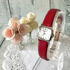 MARGARET HOWELL Square Silver Watch Howell Used From Japan Check description