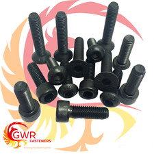 M5/5mm Socket Cap Head, Countersunk, Button Dome High Tensile Black Allen Screws