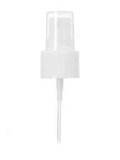 Wholesale Fine Mist Sprayer 24 410 White PP Ribbed Skirt 7.5" Dip Tube 25 Units