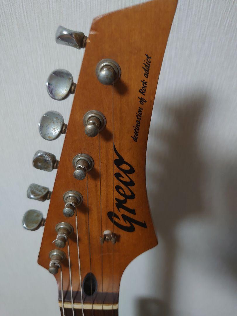 Electric Guitar Greco destination of Rock addict 1990s Blue Electric Guitar Greco destination of Rock addict 1990s Blue