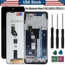 For Moto G 5G 2025 XT2513-2 LCD Display Touch Screen Digitizer Assembly ±Frame
