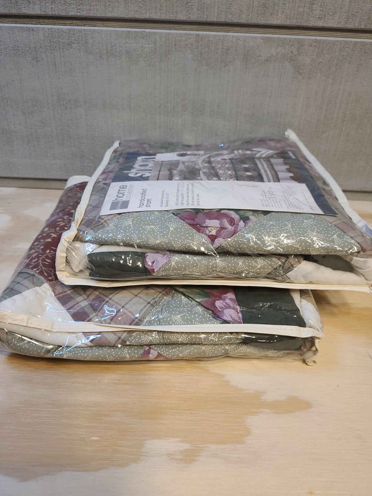 VINTAGE JC PENNEY Home Collection 2 Pillow Shams Sunberry ORIGINAL