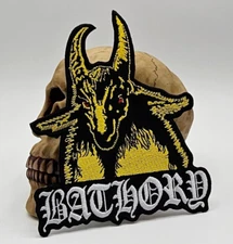 Bathory black metal patch, Bathory band patch, iron/sew on patch