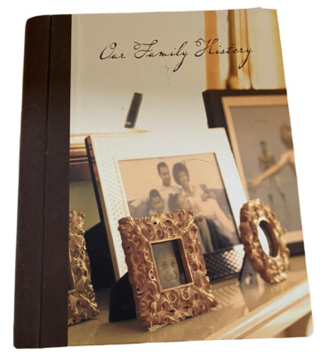 Our Family History Record Book and Photo Album New Keepsake Genealogy Very Nice