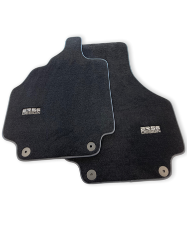 Fußmatten Für AUDI R8 1st Gen 2007-2014 Schwarz Teppiche Set ER56 Design Brand - Bild 3 von 10