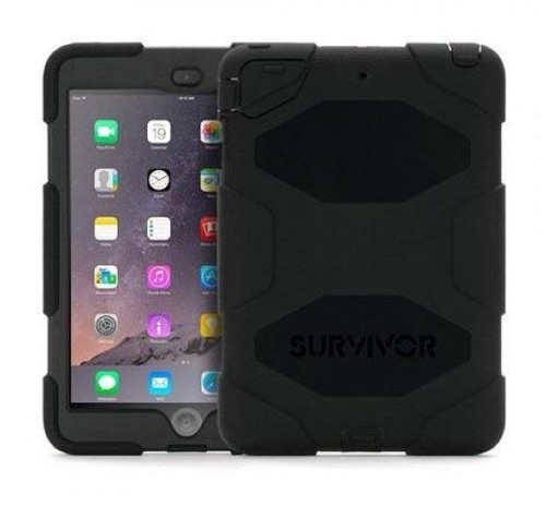 GENUINE GRIFFIN Survivor All-Terrain Case for iPad Mini 1 2 3 - Black - Boxed - Picture 4 of 9