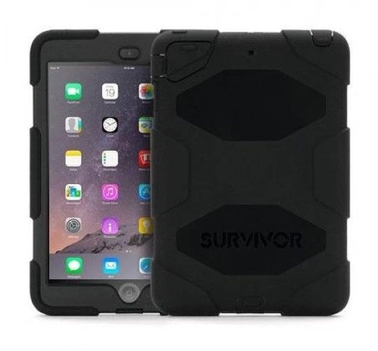 GENUINE GRIFFIN Survivor All-Terrain Case for iPad Mini 1 2 3 - Black - Boxed - Image 4 of 4