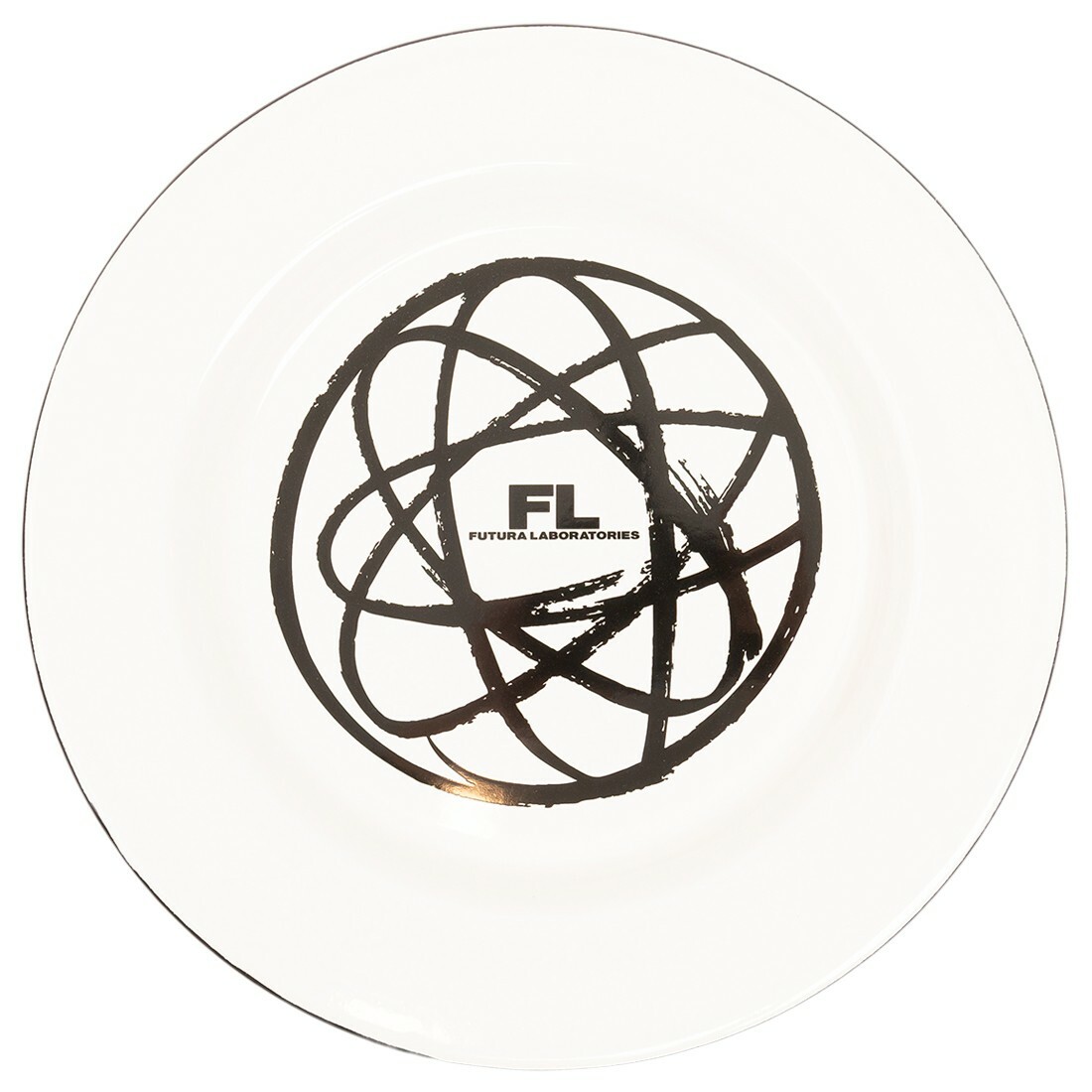 FUTURA 2000 LABORATORIES ATOM ENAMEL COATED METAL PLATE (WHITE) | eBay