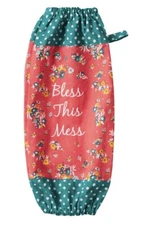 The Pioneer Woman Rose Ditsy “Bless This Mess” Plastic Bag Storage Saver *NWT*