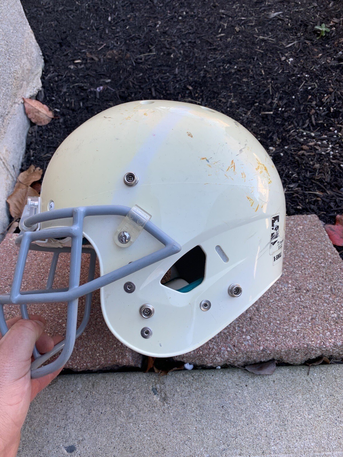 SCHUTT Football Helmet Youth Hybrid Size XS Used eBay