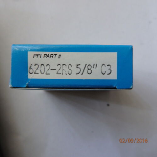 6202-2RS5/8 C3 Bearing PFI 15.875x35x11mm - Picture 1 of 1