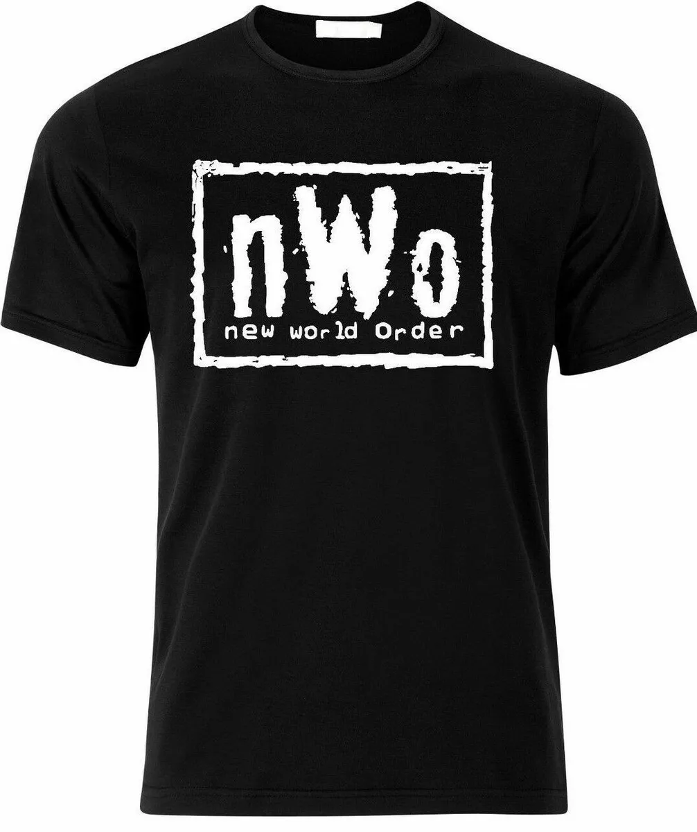 New World Order T-Shirt nWo Logo WCW Professional Wrestling T Shirt Tee |  eBay