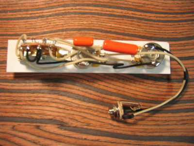 Wiring Harness for Esquire   Modded Eldred with TRUE BYPASS - Orange Drops