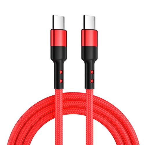 Braided USB-C to USB-C TypeC Cable Fast Charger Charging Data Sync Cord - Photo 6 sur 14