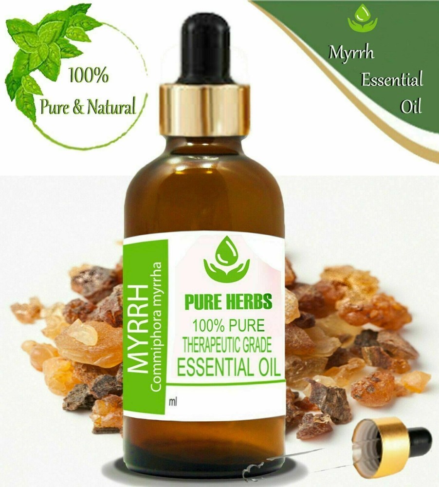 Pure Herbs Myrrh 100% Pure & Natural Commiphora myrrha Essential Oil