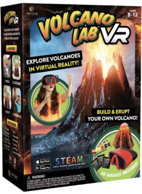 Volcano Lab VR - Build and Erupt Your Own Volcano - Virtual  Abacus Brands