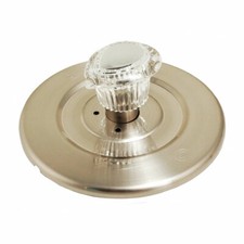 Tub/Shower Single Handle Trim Kit For Moen Chateau Style, Acrylic Handle, Satin