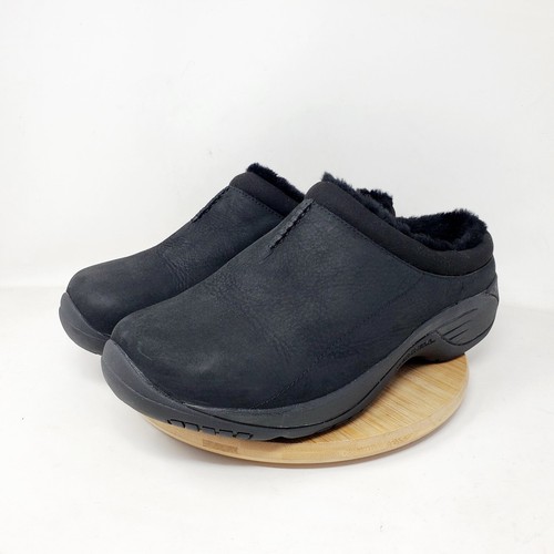 Merrell Encore Chill 2 Schuhe Herren 10 W WEIT schwarz gefüttert Clog Pantolette Wandern Mokassin - Bild 2 von 12