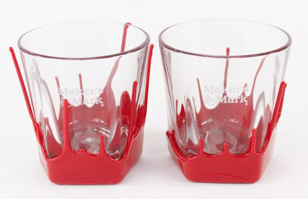 Maker's Mark Wax Dipped Glasses (Set of 2)